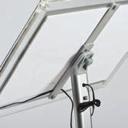 illuminate  The frame is mounted at the optimum viewing angle and can be adjusted