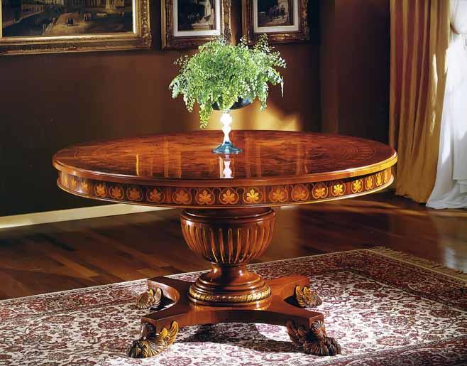 DM-C428 Table 59 Round x 31 H Empire Style