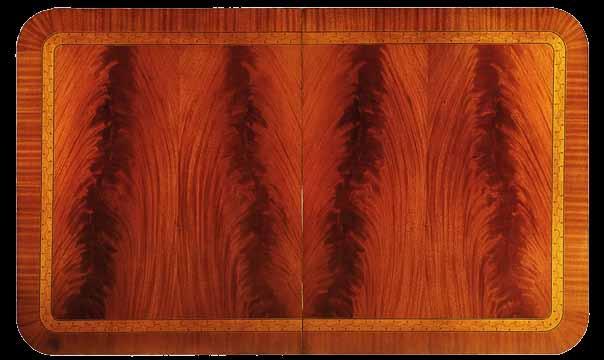 Crotch mahogany panels with