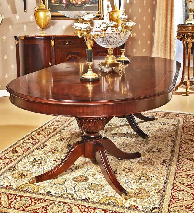 DM- 800 Oval Dining Table 99 W X 51 D X 31 H with 2-20 leaves