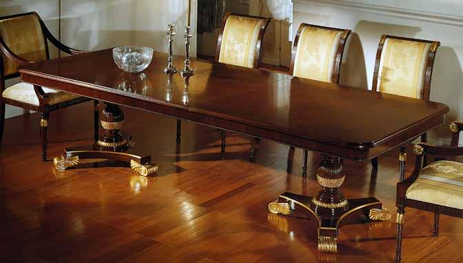 VG-1238 Dining Table 98 W X 47 D X 30 H w/2 20 leaves.