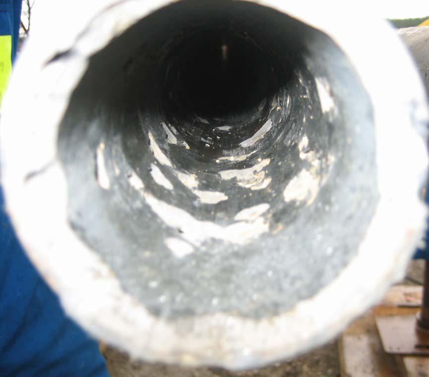 Many Holes in Tubing Joints(118-121) Hole Depth 3730.1 Ft.