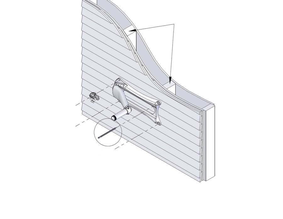 Installation Option B - Stud Walls Steps B7 thru B are for mounting to 6 stud walls. NOTE: If installing onto vinyl siding, we recommend you seek advice from the Vinyl Siding Institute: www.
