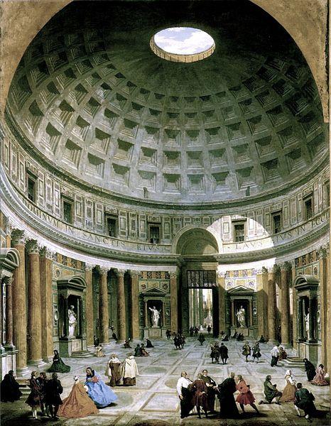 Filippo Brunelleschi won the competition with a plan based on the years he spent examining Roman ruins, specifically the Pantheon, in Rome.