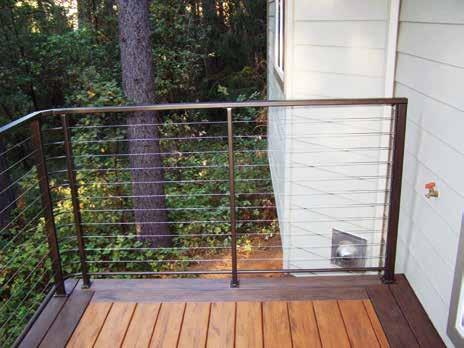 Framework You Will Need for Cable Railing End Post Construction Since hundreds of pounds of tension is being applied to end posts using cable railing, those posts must be substantial enough to handle