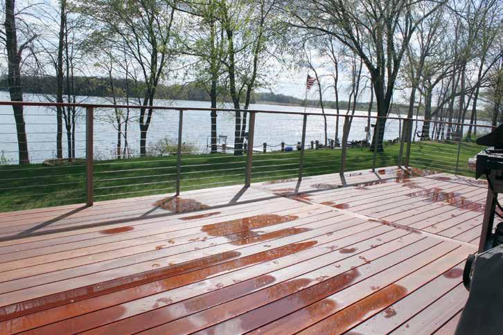 Your Deck Type Decks come in all shapes and sizes, but there are only a few types of cable runs that go on those decks: face-ed, face-ed to throughthe-post, and through-the-post.