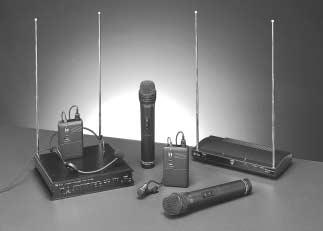 VHF WIRELESS MICROPHONE SYSTEM DESCRIPTION TOA VHF WIRELESS MICROPHONE SYSTEMS deliver cutting edge wireless technology and user benefits such as fast setup, simple operation and reliable operation