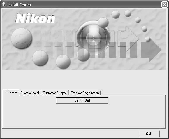 18 Install Nikon View Windows Installing Nikon View (Windows) Important Windows XP Home Edition, Windows XP Professional, Windows 2000 Professional When installing, using, or uninstalling Nikon View,