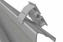4.6. With horizontal module arrangement or vertical and horizontal module arrangement at the same time, mount a module clamp adapter (optional