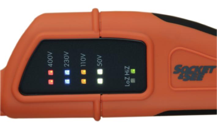 2. Description The VIP ESI is a 2 pole voltage indicator with enhanced safety features suited to the electrical supply industry. 2.1 Indicator Parts Colour coded voltage bar graph displays the voltage between the prods.