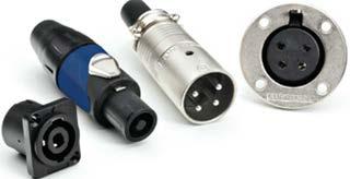 Several Switching and Grounding Options on Jacks Mini XLR Loud Speaker Danie RCA Mullipin G Series SP, EP and AP