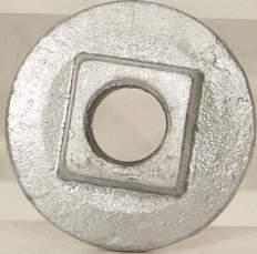 Pole Line Hardware Data C325002EN Regular square nuts DF1N Series For use with all galvanized hardware items, except anchor rods. Hot-dipped galvanized steel for corrosion resistance." IEEE Std C135.