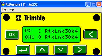From the RTK Config screen, check that the RTK Base Station ID is set to 255: a. From the home screen, press 3 twice.