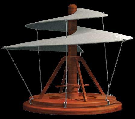 Da Vinci s Concept: Aerial Screw The Aerial Screw designed by Leonardo da Vinci was an early precursor to