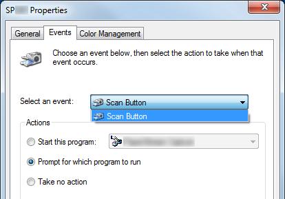 Chapter 4 4.3 Customizing the ner Using a Button on the ner to Start ning The scan/stop button on the scanner can be configured to perform scanning.
