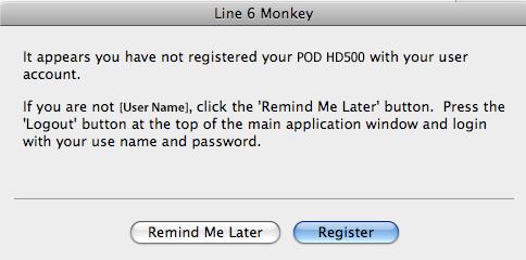 POD HD500 Edit: Line 6 Monkey & Additional Resources Line 6 Monkey & Additional Resources Line 6 Monkey is the intelligent updater utility automatically installed with the POD HD500 Edit application,