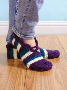CRAFTS/ Crocheting THERE WILL BE NO MORE POPSICLE TOES with this creative collection of family footwear!