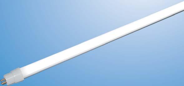 FLV SERIES - T5 HIGH UNIFORMITY HIGH OUTPUT for use with any T5 fixture PATENTED T5 Lamp with milk white lens FEATURES The special features of the LED Light Tube are: Solid state device, works well