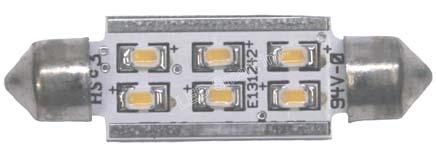 HWD.6 LED FESTOON LAMPS general purpose use LED light source DESCRIPTION The LED Festoon lamp product can be used for a numerous amounts of installations.