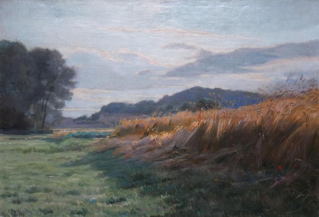 Edmond Alphone Defonte (1862-1948), Meadow, 1895, oil on canvas, 38 x 55 cm, framed 480 If you wish to see any of these paintings or other artworks from the