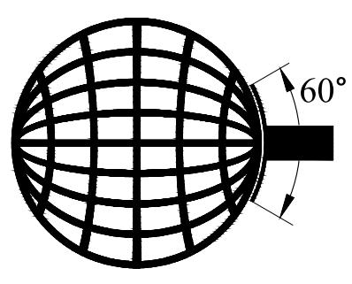 Given a patch size, which determines the antenna s operation frequency, the patch transparency depends on two parameters: the line width and the line number of the mesh geometry.