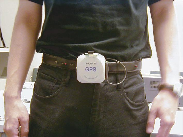 Fig. 4. Hardware of ActiveBelt ver.1 Fig. 5. Hardware of ActiveBelt ver.2 (universal-size) fit to the size of the user s waist (Fig. 5). While the whole length of the belt is about 75.