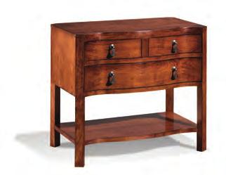783 Night Stand 36-1/2 W 18D 32H Four drawers / Dunhill Finish