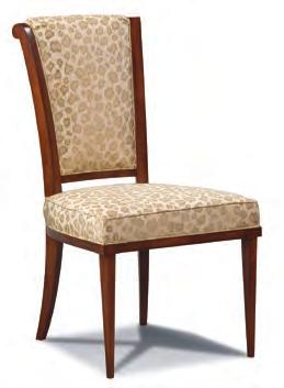 Available in Cherry, Walnut, Curly or Wormy Maple 436 Side Chair 24-1/2W 26D 35H 21-1/2WI 20SD 18-1/2SH