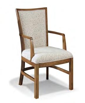 555 Arm Chair 21-1/2W 24-1/2D 38H 19SD 18SH