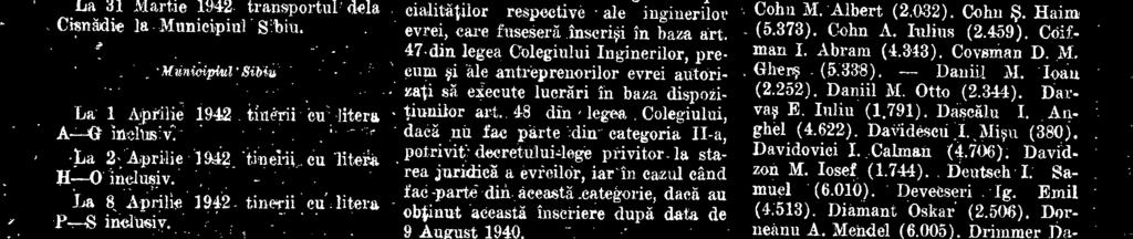 Ioan zati si etecute lucrári in baza dispozitiunilor art. 48 din legea, Colegiului, vas E. Inliu (1.791). DascAlu I. Angi.su Daniil M. (380). Otto (2.344).