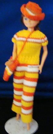 created by Elaine Baker Knitting Patterns For 11-½-Inch Teen Fashion Dolls Page 1 of 13 Photos of Knitted Outfits For 11-½ Teen Fashion Dolls Here are some photos of Barbie dolls modeling a