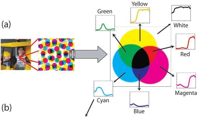 Color Displays: The Spectral Point of View Color is closely related to the light spectrum. Nevertheless, spectral properties are seldom discussed in the context of color displays.