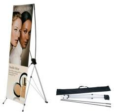X-Banner Extremely cost effective and versatile Cross braced tension design with interchangeable graphics