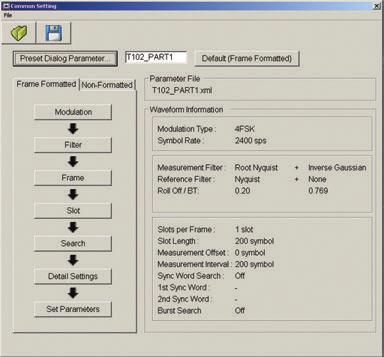 Graphical Setting Display Setting is easy using the simple GUI, and the setting