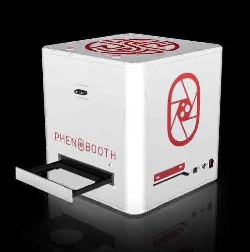 HARDWARE FEATURES LIGHTING THE PHENOBOOTH IS EXTREMELY QUICK AND EASY TO USE. ITS OUTSTANDING IMAGE QUALITY MAKES IT AN INVALUABLE TOOL FOR COLONY IMAGING.