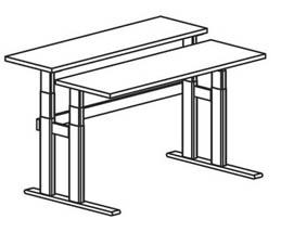 Corner Cove Table and Base Basics Corner Table and Base with Tray Basics