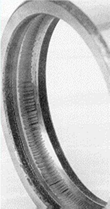 Bearing damage due to discharge currents Discharge of lubricant film: winding bearing discharge current i b