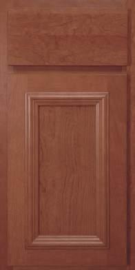 Shaker Panel with applied molding PRINCETONcollection Princeton Cider Cherry TRANSITIONAL - always in style Think of a transitional