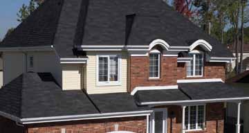 a shingle color from the same color family as your home s exterior can convey an easy living character a brown roof with a brownish-red brick