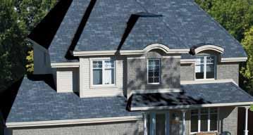 .. Changing the look A steeply pitched, dominant roof becomes a focal point with a darker or bolder color.
