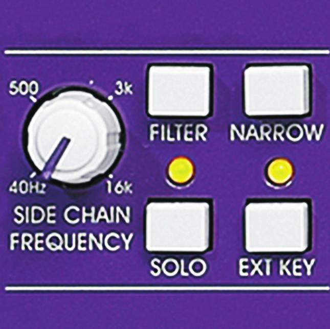 Frequency-selective compression is a very effective and creative alternative to equalisation, with the wide bandpass filter response being ideal to enhance the essential character of an instrument,