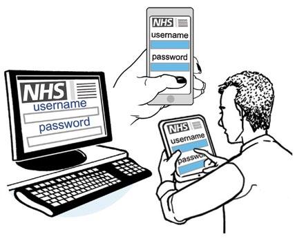 Just like online banking, you can look at your GP records on a computer, a tablet or a