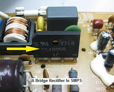 The clean DC voltage will then enter to start up resistors and to the