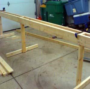 To begin building the Seneca, or any Spira International framed boat, a strongback jig is required.