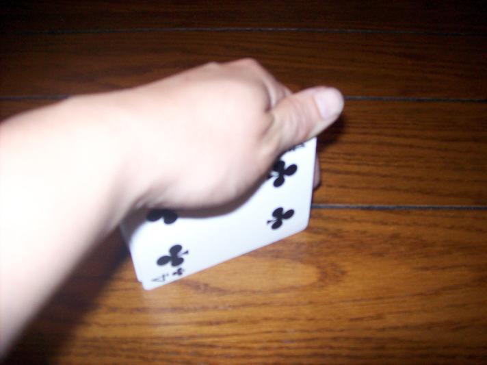 The magician then guides the spectator's hand to point out the chosen card. Procedure This easy trick will make the audience think you are a mind-reader.