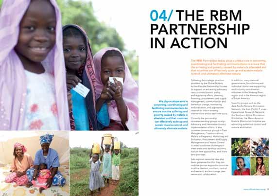 02/ layouts Publications / Reports Layouts / Our Brand / Contents / 37 01 02 This is a typical example of an RBM publication.