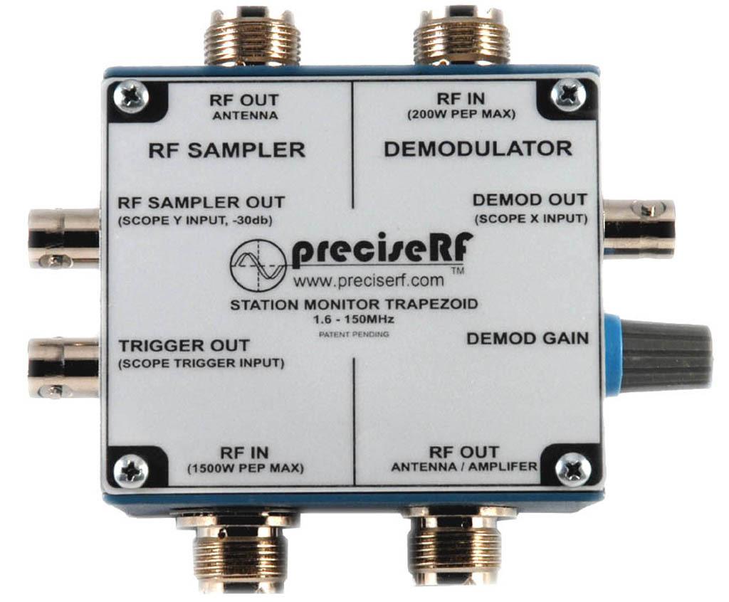 Application Note #1 Transmitter Trapezoid Test Roger Stenbock W1RMS 3/3/2012 How to measure amplifier non-linearity How can the ham make practical amplifier measurements to check for splatter, IMD