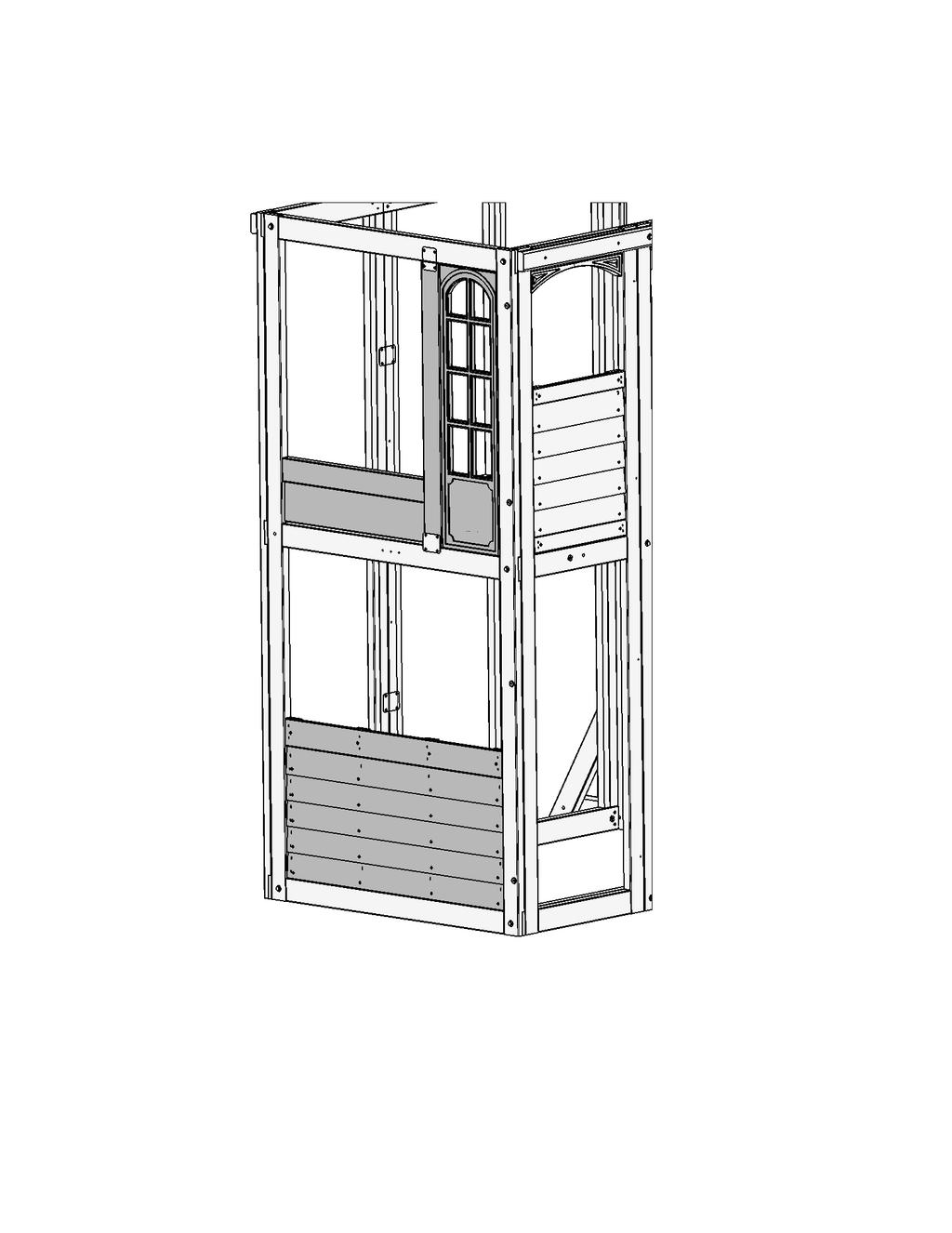 8) Fig. 12.5 Fig. 12.6 Outside View MOD Side Lite 2602 8935 2665 End Wall Fig. 12.7 Inside View 2665 MOD Side Lite Fig. 12.8 Inside View 8935 Tight S0 S0 x 14 S0 Wood Parts 1 x Half Wall Insert 1.