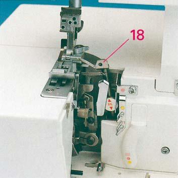Open the swivel plate and remove the converter 28 from its storage place.