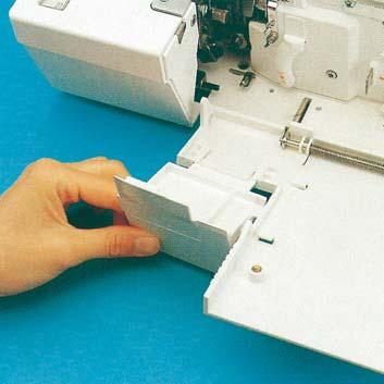 To return the machine to its previous settings after sewing with the cover stitch or two thread